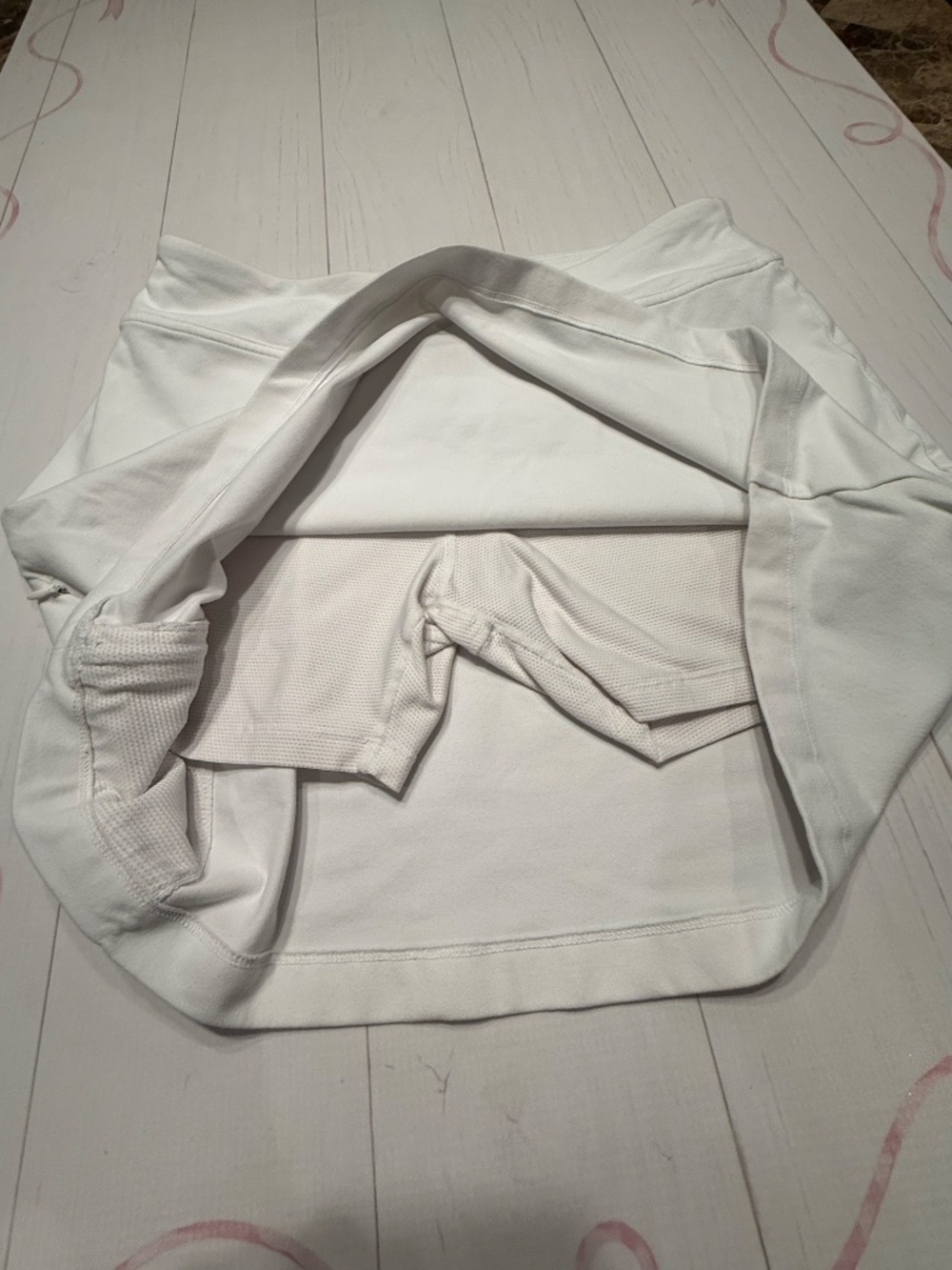 Athleta White Skirt With built in Shorts Side Medium - Picture 3 of 5